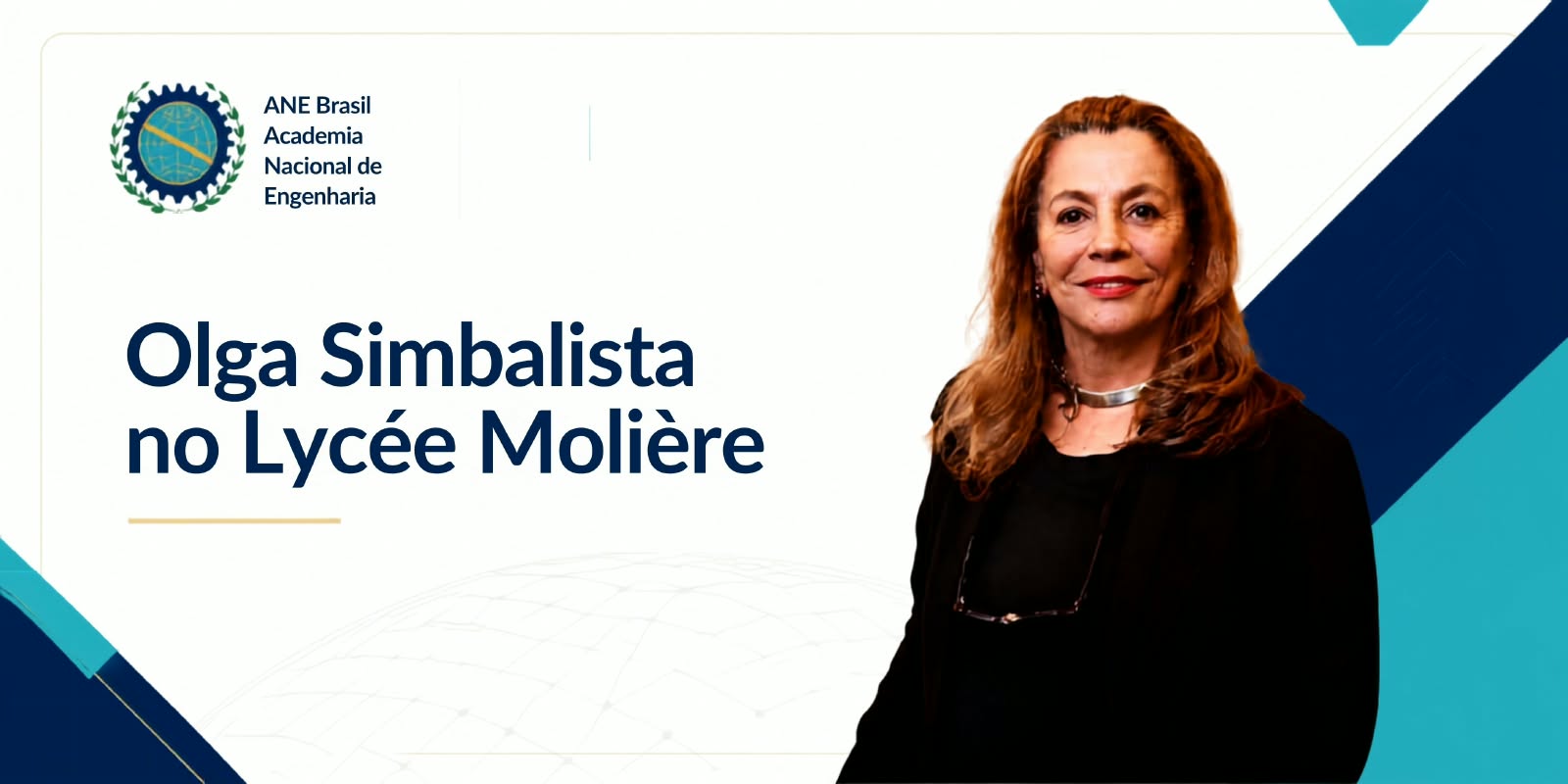Acadêmica Olga Simbalista realiza palestra sobre energia nuclear para estudantes do Lycée Molière no Rio de Janeiro