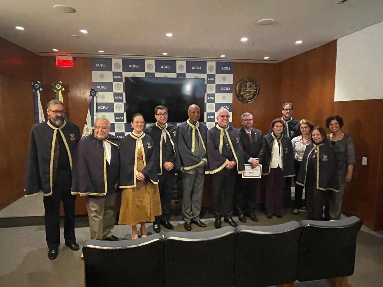 Diretoria da ANE comparece à posse da nova gestão da Academia Nacional de Economia